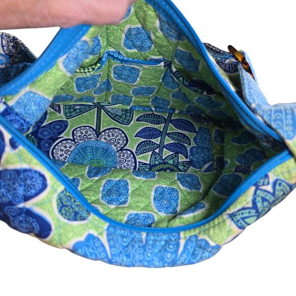 Vera Bradley Claire Lizzy Crossbody Bag 12x8x5 with Matching Wristlet Wallet - Picture 7 of 14